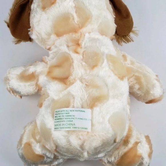 🌊Homerbest Tan puppy dog with red nose Plush - Picture 4 of 5